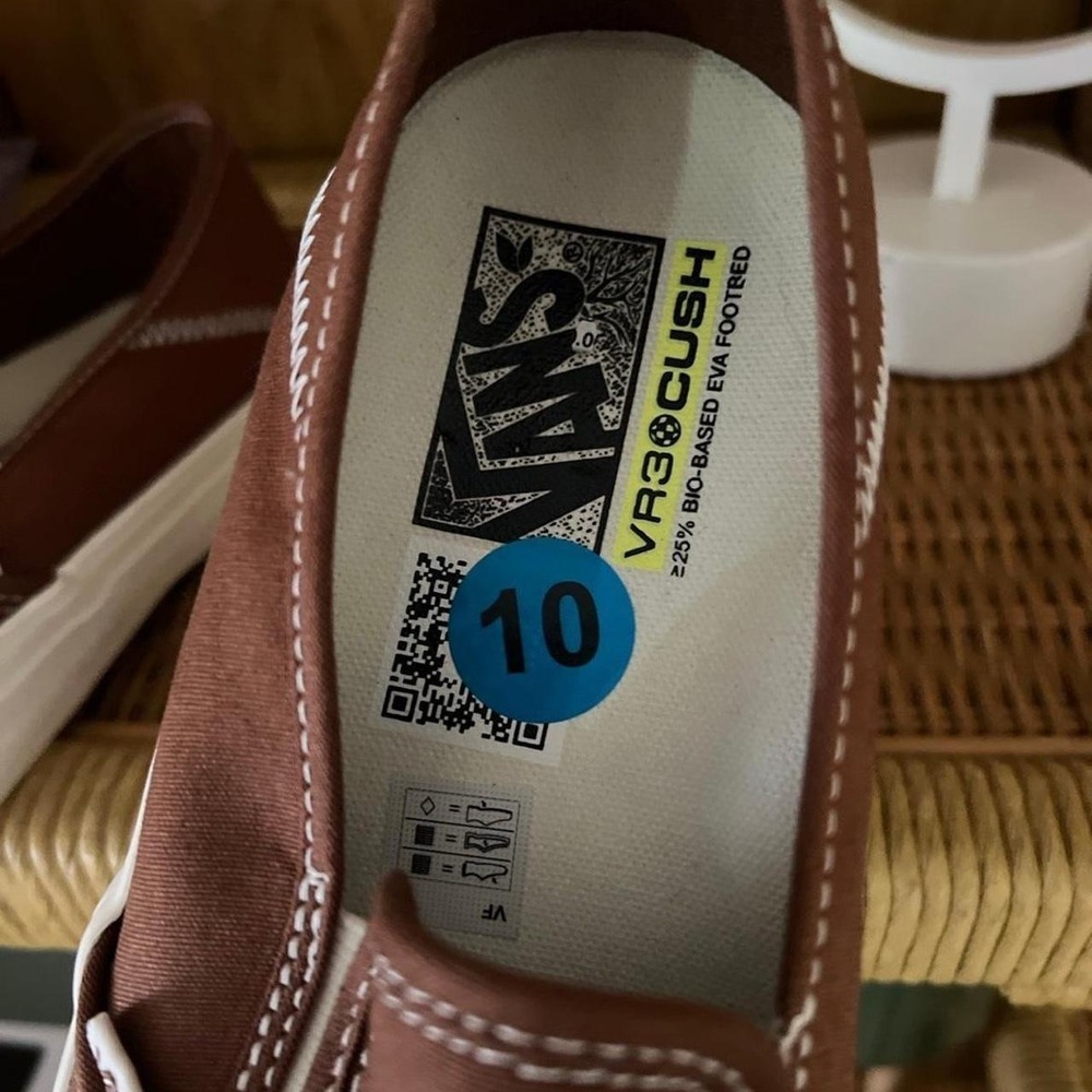 Brown Flower Vans - Picture 3 of 3